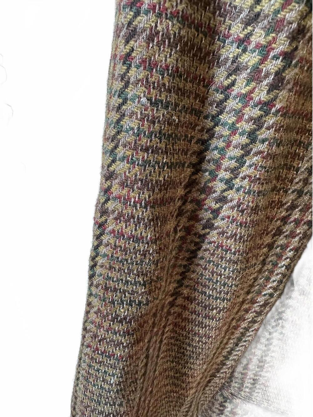 Saga Harbor Women's Plaid Blazer Jacket Size 14 Brown Multicolor - Picture 3 of 5